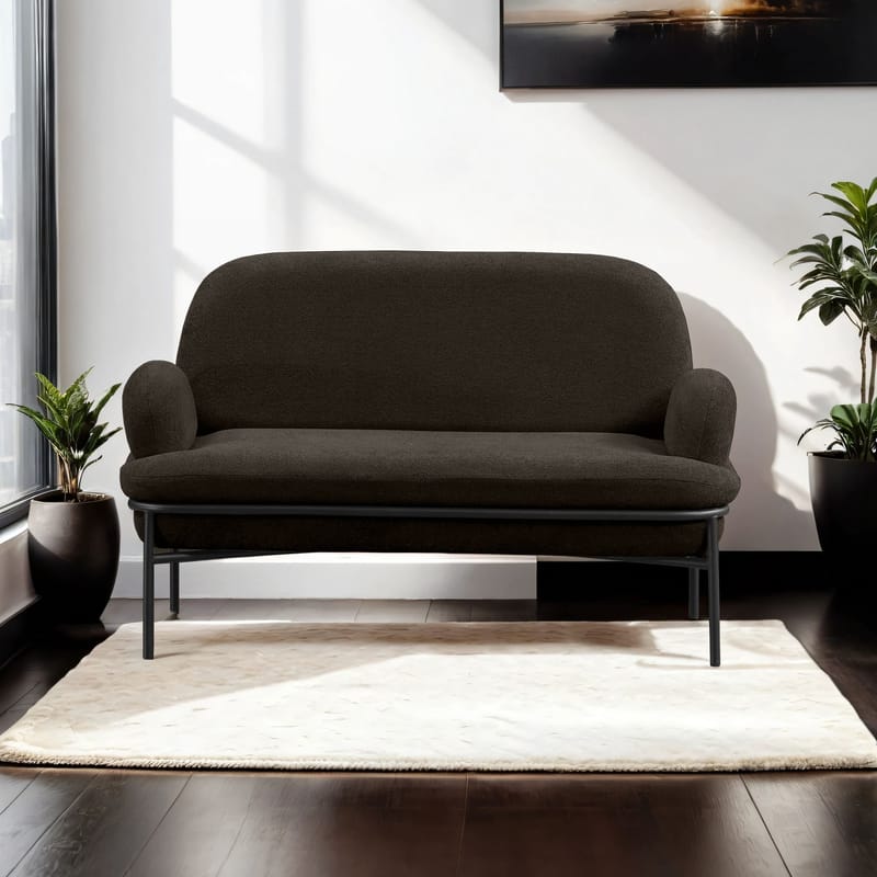 Zyricus 2-sits Soffa Teddy - Antracit - Möbler - Vardagsrum - Soffor - 2-sits soffor