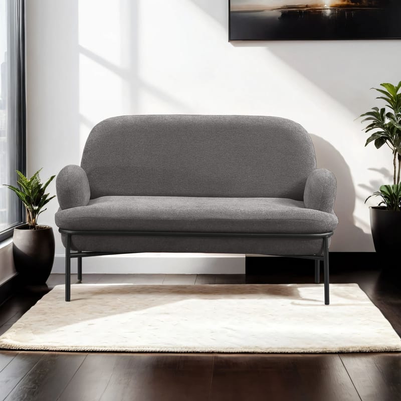 Zyricus 2-sits Soffa Teddy - Grå - Möbler - Vardagsrum - Soffor - 2-sits soffor