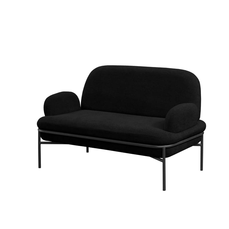 Zyricus 2-sits Soffa Teddy - Svart - Möbler - Vardagsrum - Soffor - 2-sits soffor