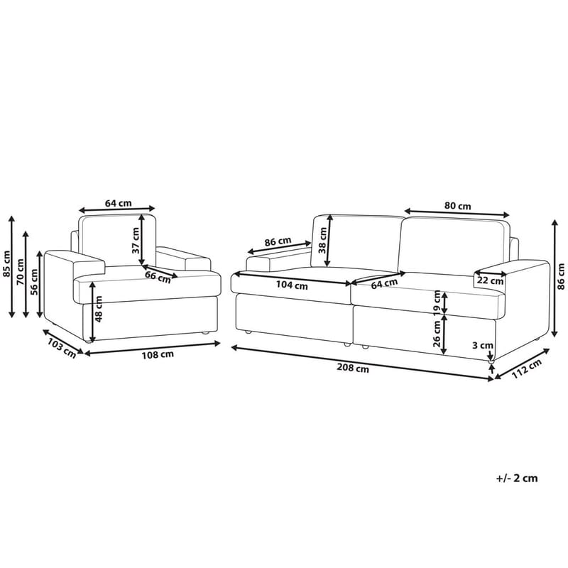 Soffset Alla - Vit - Möbler - Vardagsrum - Soffgrupper - Howard soffgrupp