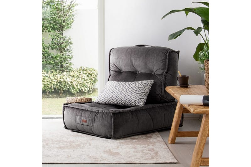 1-sits soffa Wenarport Antracit - Antracit - Möbler - Vardagsrum - Stolar & sittmöbler - Sittpuff