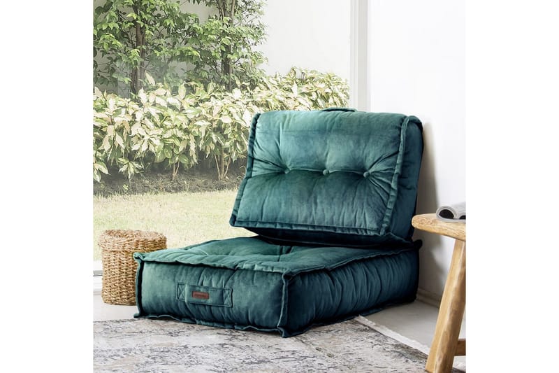 1-sits soffa Wenarport Petrolgrön - Petrolgrön - Möbler - Vardagsrum - Stolar & sittmöbler - Sittpuff