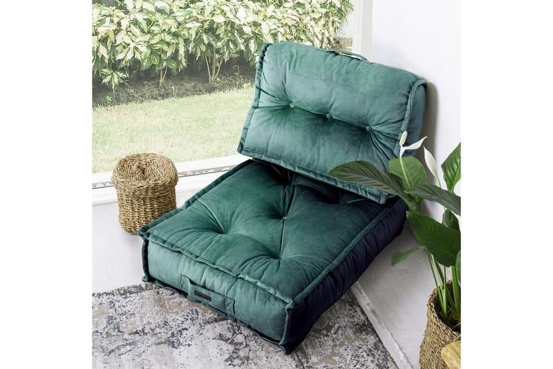 1-sits soffa Wenarport Petrolgrön - Petrolgrön - Möbler - Vardagsrum - Stolar & sittmöbler - Sittpuff