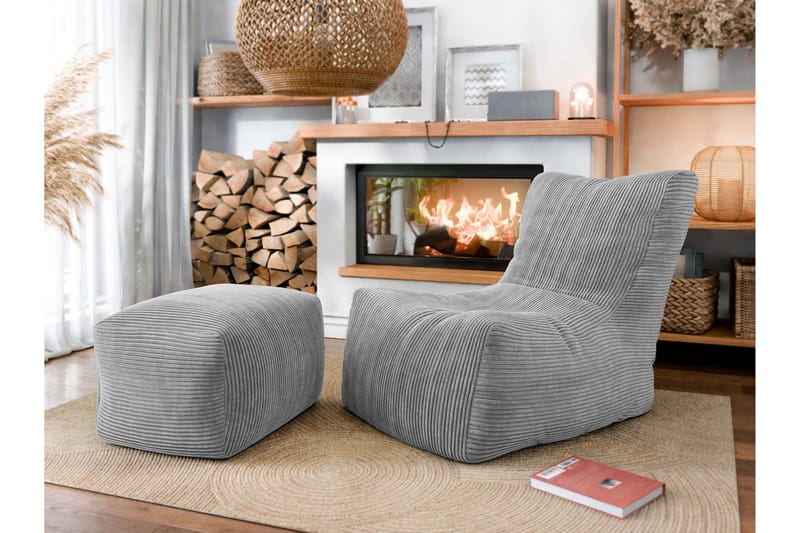 Afridi Sittpuff Utomhus 100 cm - Grå - Möbler - Vardagsrum - Stolar & sittmöbler - Sittpuff