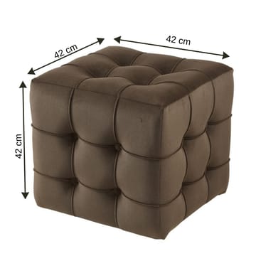 Ameias Sittpuff 42 cm - Brun - Möbler - Vardagsrum - Stolar & sittmöbler - Sittpuff
