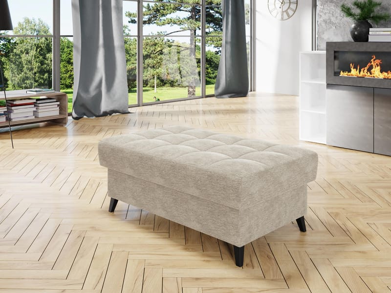 Amshyttan Fotpall 106 cm - Beige - Möbler - Vardagsrum - Stolar & sittmöbler - Sittpuff