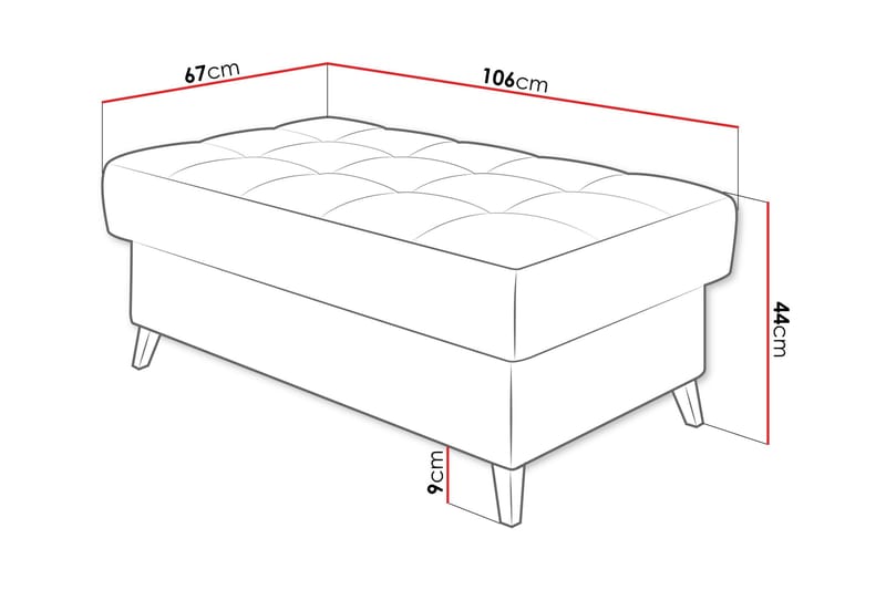 Amshyttan Sittpuff - Brun - Möbler - Vardagsrum - Stolar & sittmöbler - Sittpuff
