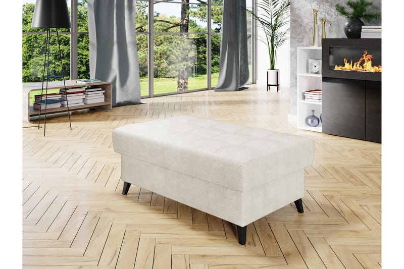 Amshyttan Sittpuff - Vit - Möbler - Vardagsrum - Stolar & sittmöbler - Sittpuff