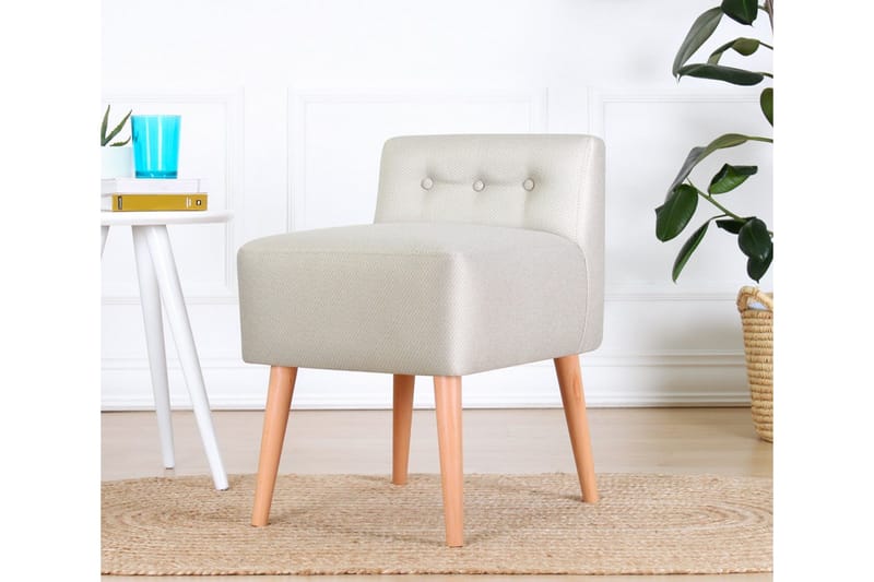 Anaro Sittpuff 43 cm Rektangulär, Beige