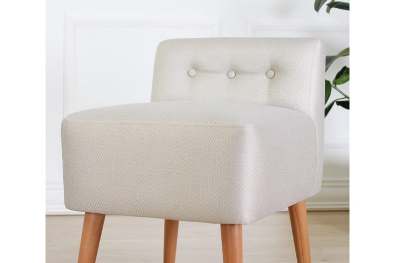Anaro Sittpuff 43 cm Rektangulär - Beige - Möbler - Vardagsrum - Stolar & sittmöbler - Sittpuff