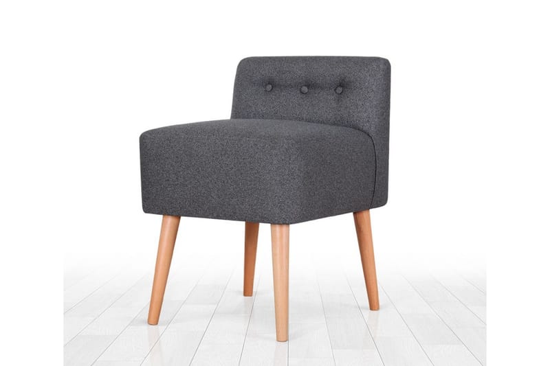 Anaro Sittpuff 43 cm Rektangulär - Grå - Möbler - Vardagsrum - Stolar & sittmöbler - Sittpuff