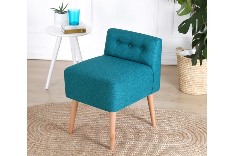 Anaro Sittpuff 43 cm Rektangulär - Grön - Möbler - Vardagsrum - Stolar & sittmöbler - Sittpuff