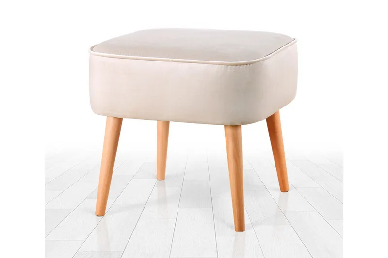 Anaro Sittpuff 45 cm Rektangulär, Beige