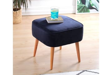 Anaro Sittpuff 45 cm Rektangulär - Marinblå - Möbler - Vardagsrum - Stolar & sittmöbler - Sittpuff