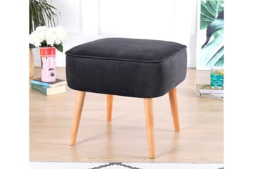 Anaro Sittpuff 45 cm Rektangulär - Mörkgrå - Möbler - Vardagsrum - Stolar & sittmöbler - Sittpuff