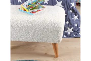 Anaro Sittpuff 61 cm Rektangulär - Vit - Möbler - Vardagsrum - Stolar & sittmöbler - Sittpuff
