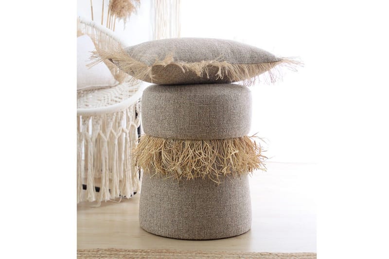 Anaro Sittpuff Rund - Brun - Möbler - Vardagsrum - Stolar & sittmöbler - Sittpuff