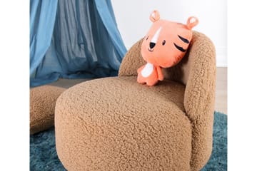 Anaro Sittpuff Rund - Brun - Möbler - Vardagsrum - Stolar & sittmöbler - Sittpuff