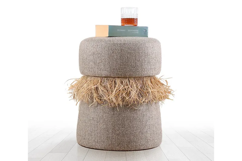 Anaro Sittpuff Rund, Brun