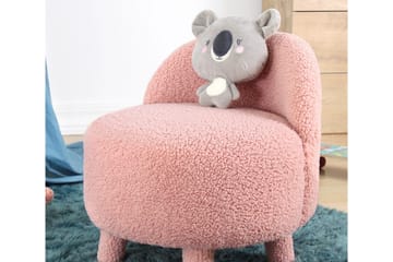 Anaro Sittpuff Rund - Rosa - Möbler - Vardagsrum - Stolar & sittmöbler - Sittpuff