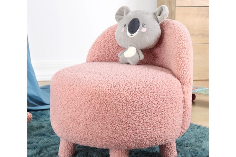 Anaro Sittpuff Rund - Rosa - Möbler - Vardagsrum - Stolar & sittmöbler - Sittpuff