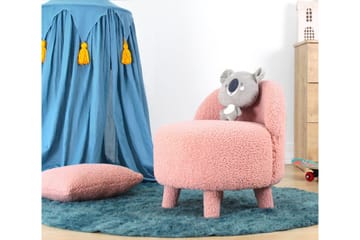 Anaro Sittpuff Rund - Rosa - Möbler - Vardagsrum - Stolar & sittmöbler - Sittpuff
