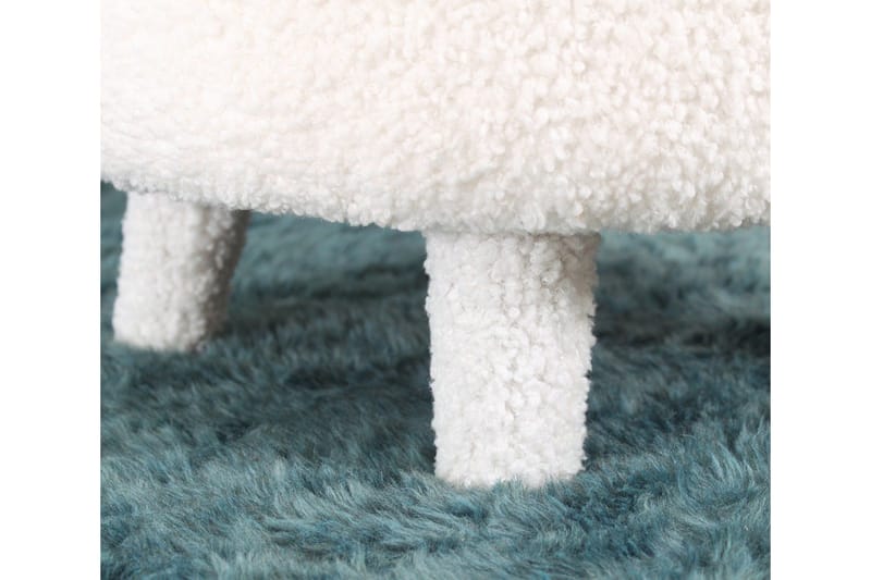 Anaro Sittpuff Rund - Vit - Möbler - Vardagsrum - Stolar & sittmöbler - Sittpuff