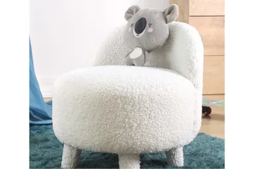 Anaro Sittpuff Rund - Vit - Möbler - Vardagsrum - Stolar & sittmöbler - Sittpuff