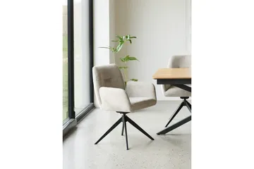 Annabela Karmstol - Beige - Möbler - Vardagsrum - Stolar & sittmöbler - Karmstolar