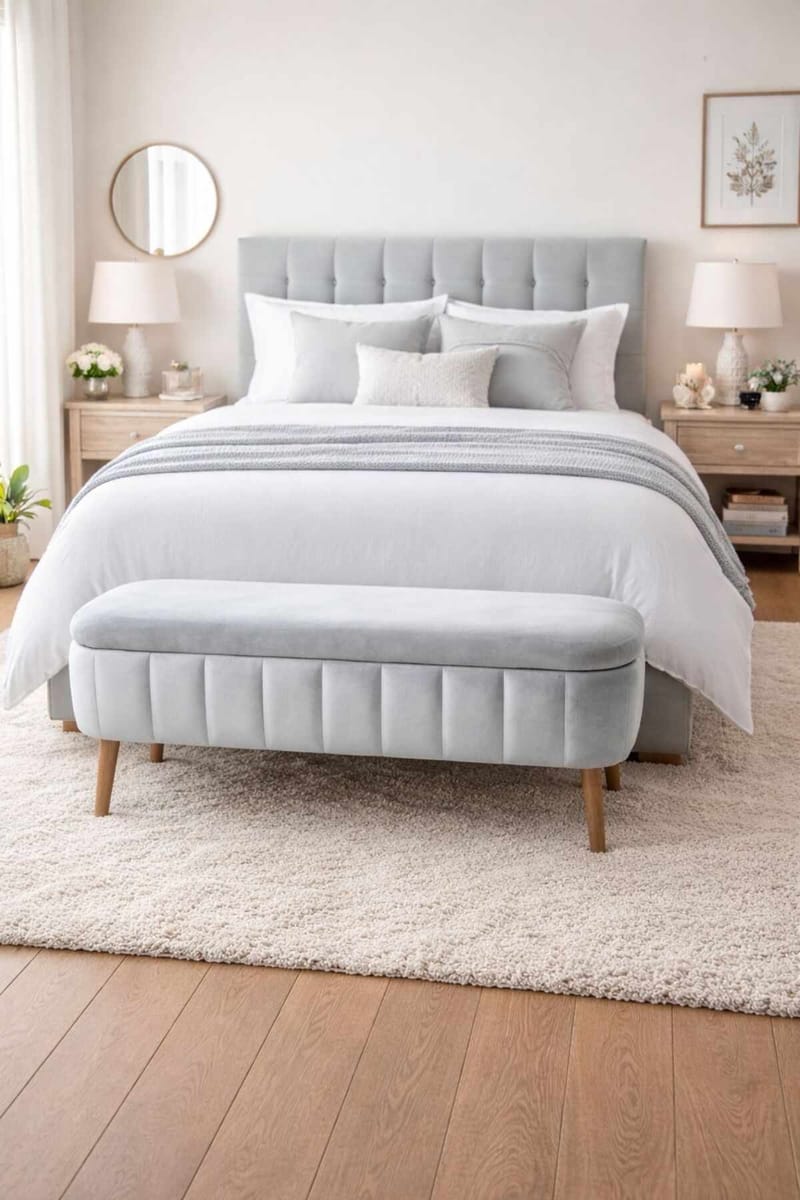 Armenia Sittpuff med förvaring 90 cm - Möbler - Vardagsrum - Stolar & sittmöbler - Sittpuff