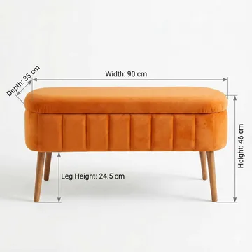 Armenia Sittpuff med förvaring 90 cm - Möbler - Vardagsrum - Stolar & sittmöbler - Sittpuff
