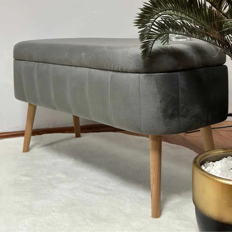 Armenia Sittpuff med förvaring 90 cm - Möbler - Vardagsrum - Stolar & sittmöbler - Sittpuff
