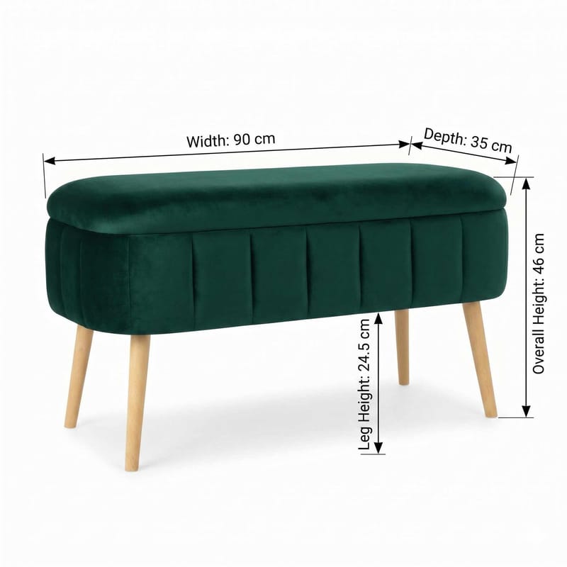 Armenia Sittpuff med förvaring 90 cm - Möbler - Vardagsrum - Stolar & sittmöbler - Sittpuff
