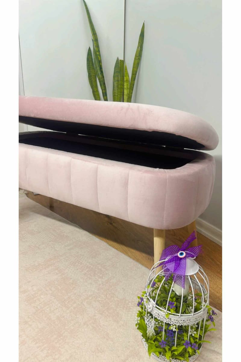 Armenia Sittpuff med förvaring 90 cm - Möbler - Vardagsrum - Stolar & sittmöbler - Sittpuff