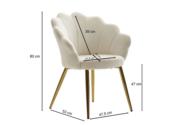 Babbli Sittpall - Beige/Turkos - Möbler - Vardagsrum - Stolar & sittmöbler - Karmstolar
