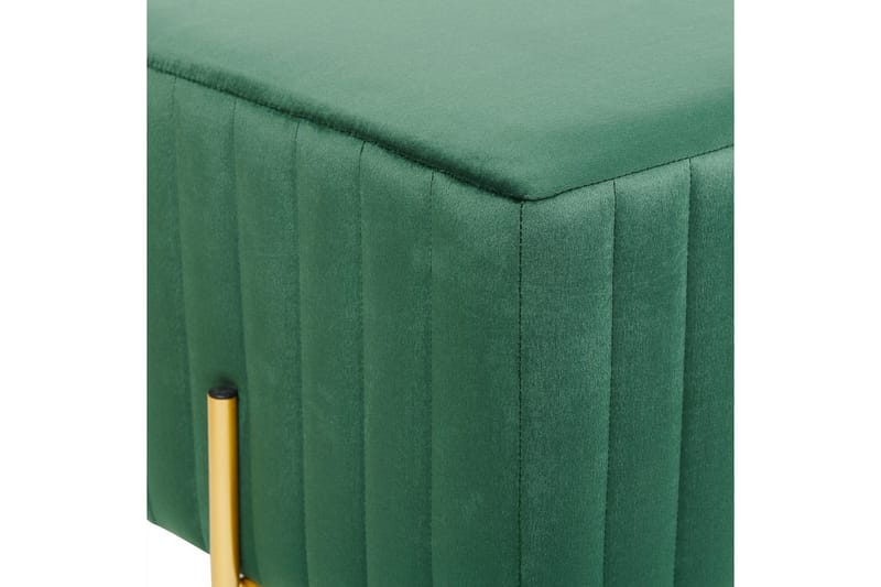 Bänk Dayton Grön/guld - Grön/guld - Möbler - Vardagsrum - Stolar & sittmöbler - Sittbänk