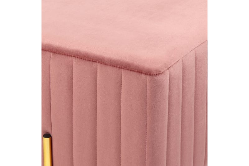 Bänk Dayton Rosa/guld - Rosa/guld - Möbler - Vardagsrum - Stolar & sittmöbler - Sittbänk