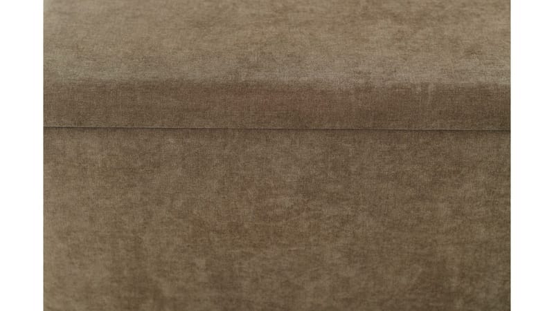 Bänk Fjalar med Förvaring 110 cm - Brun - Möbler - Vardagsrum - Stolar & sittmöbler - Sittbänk