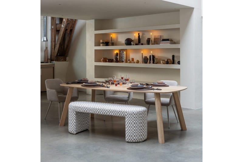 Bänk Jacob - Sand - Möbler - Vardagsrum - Stolar & sittmöbler - Sittbänk