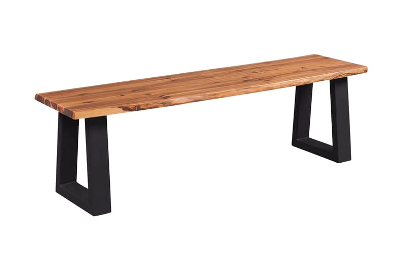 Bänk massivt akaciaträ 160 cm - Sittbänk