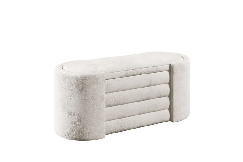 Bänk Veyaa Boxed Grädde - Cremevit - Möbler - Vardagsrum - Stolar & sittmöbler - Pallar - Fotpall