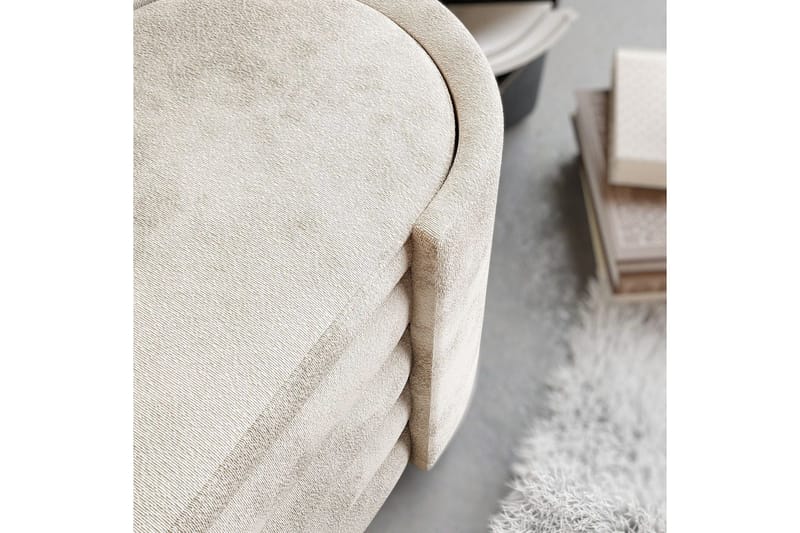 Bänk Veyaa Boxed Grädde - Cremevit - Möbler - Vardagsrum - Stolar & sittmöbler - Pallar - Fotpall