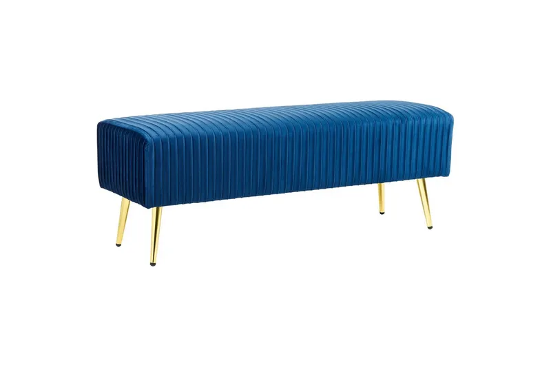 Bänk Paterson Blå/guld, Blå/guld