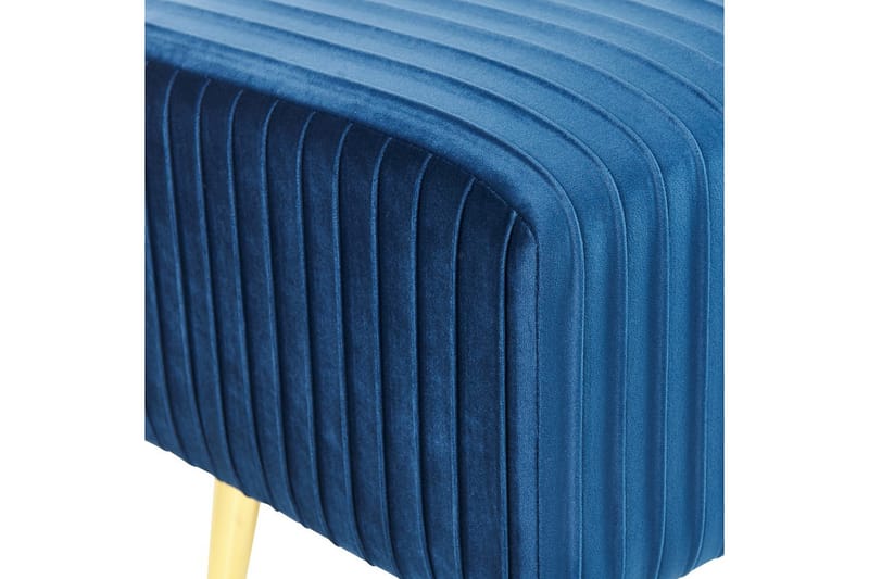 Bänk Paterson Blå/guld - Blå/guld - Möbler - Vardagsrum - Stolar & sittmöbler - Sittbänk