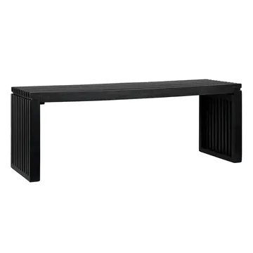 Belora Bänk 120 cm i massiv trä - Djupsvart - Möbler - Vardagsrum - Stolar & sittmöbler - Sittbänk