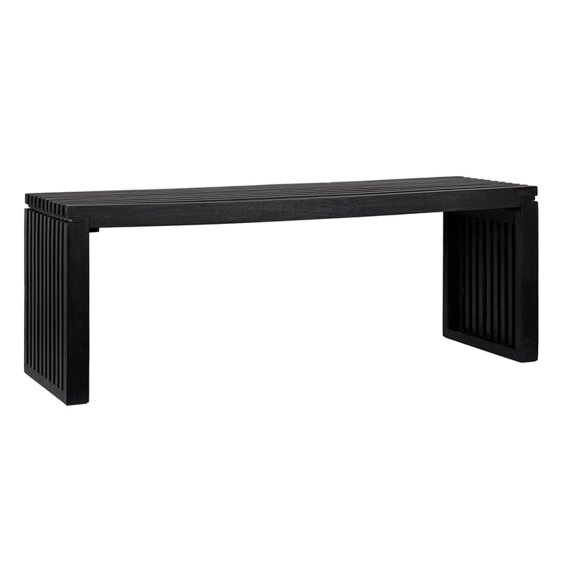 Belora Bänk 120 cm i massiv trä - Djupsvart - Möbler - Vardagsrum - Stolar & sittmöbler - Sittbänk
