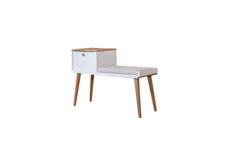 Bohem Sittpall - Vit - Möbler - Vardagsrum - Stolar & sittmöbler - Pallar
