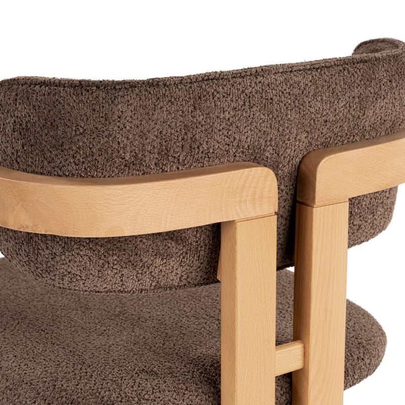 Bonavista Stol - brun och ek - Möbler - Vardagsrum - Stolar & sittmöbler - Karmstolar