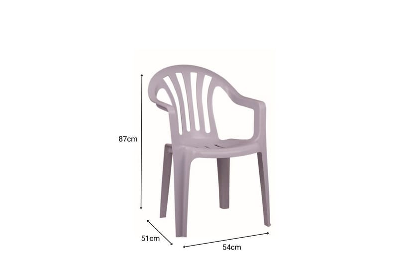 Brandiz Karmstol - Vit - Möbler - Vardagsrum - Stolar & sittmöbler - Karmstolar