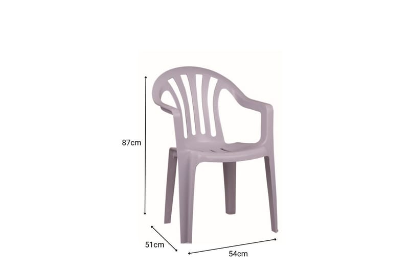 Brandiz Karmstol - Vit - Möbler - Vardagsrum - Stolar & sittmöbler - Karmstolar